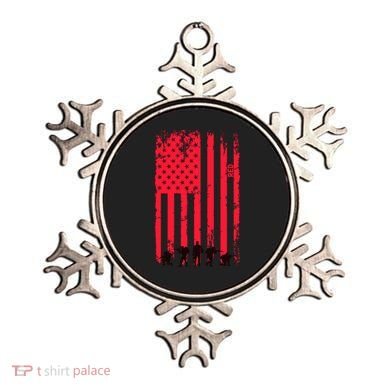 American Flag Us Veteran Ornament