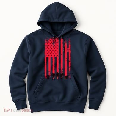American Flag Us Veteran Hoodie