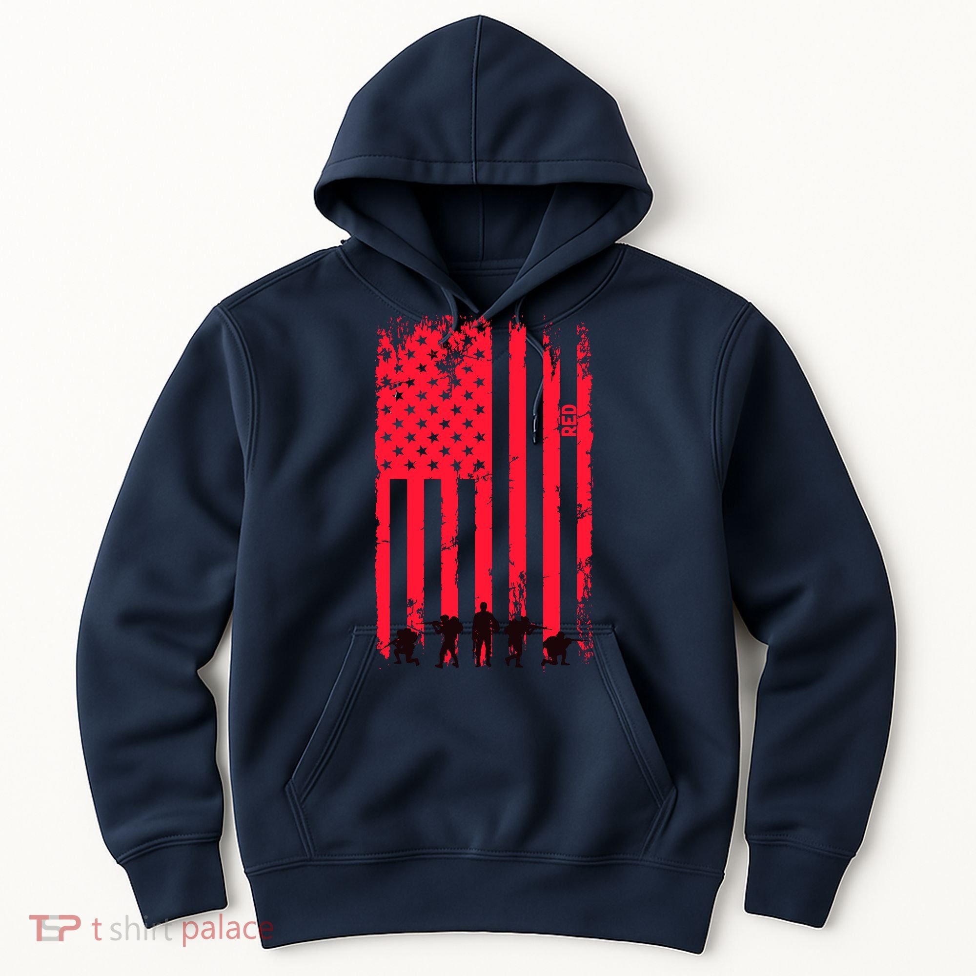 American Flag Us Veteran Hoodie