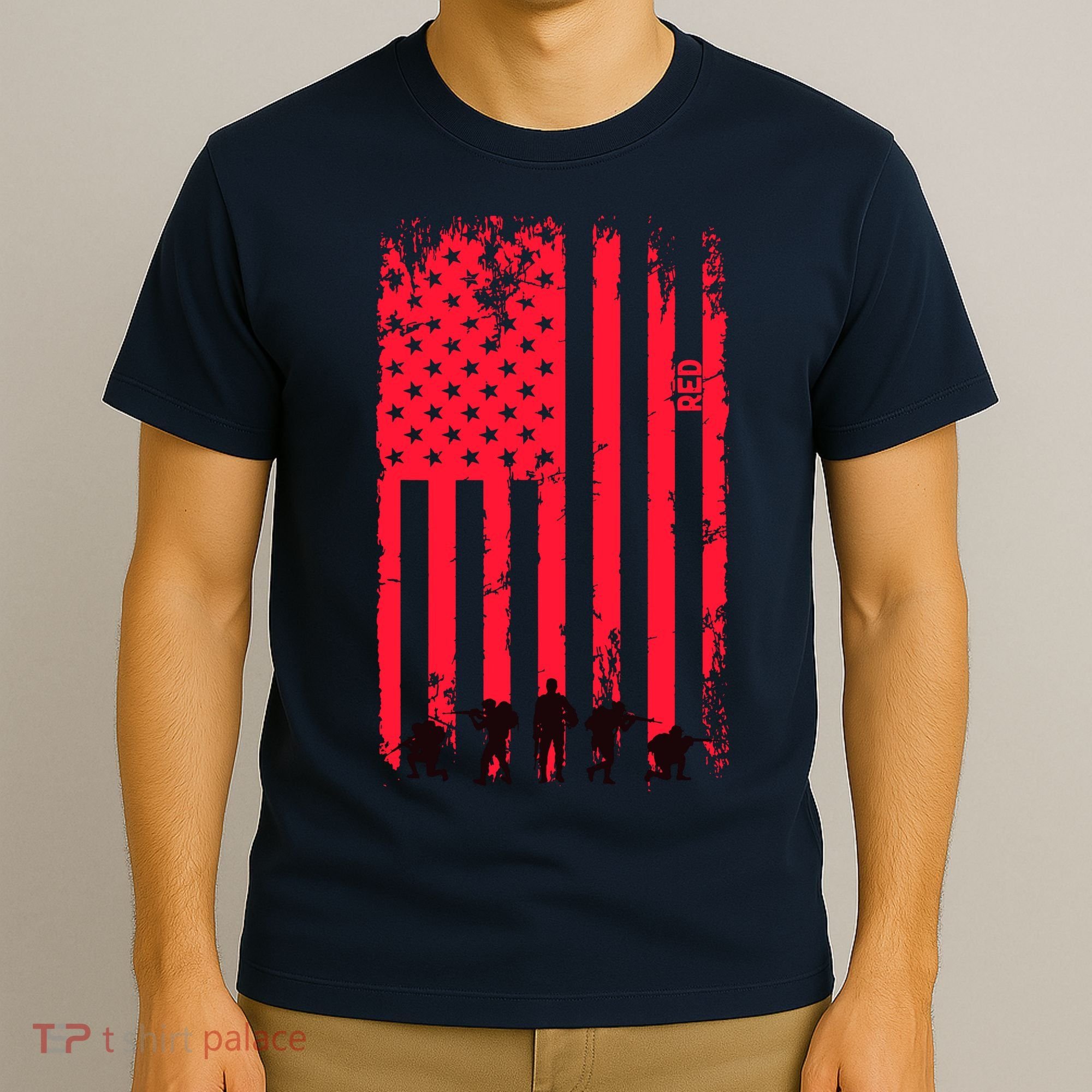American Flag Us Veteran T-Shirt