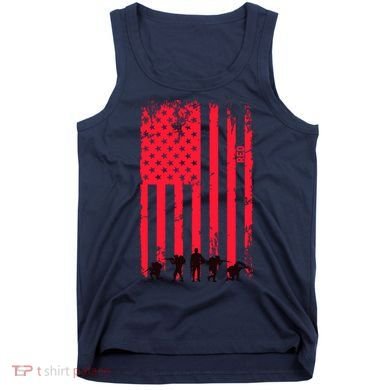 American Flag Us Veteran Tank Top