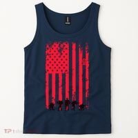 American Flag Us Veteran Tank Top thumb 2