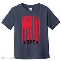 American Flag Us Veteran Toddler T-Shirt thumb 0