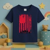 American Flag Us Veteran Toddler T-Shirt thumb 3
