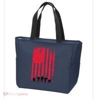 American Flag Us Veteran Tote Bag thumb 3