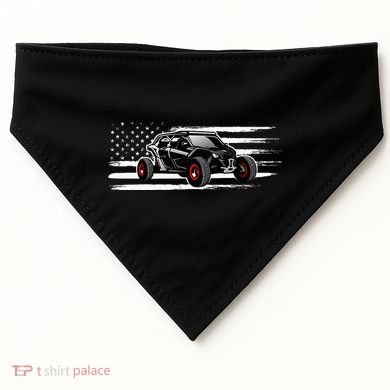 American Flag Utv Side By Side Sxs Off Road USA-Made Doggie Bandana