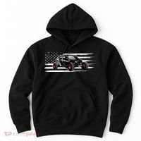American Flag Utv Side By Side Sxs Off Road Hoodie thumb 0