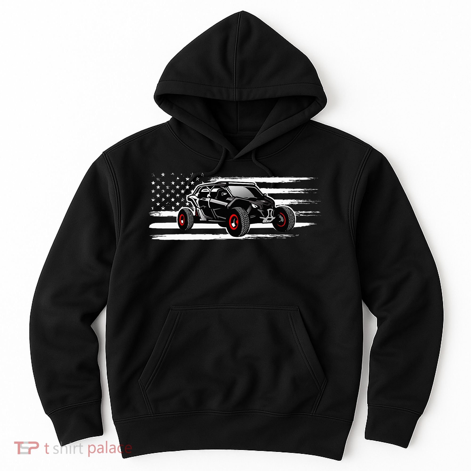 American Flag Utv Side By Side Sxs Off Road Hoodie