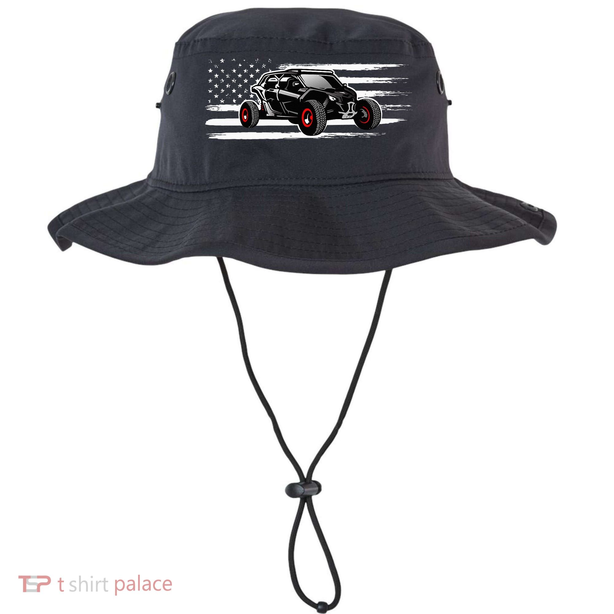 American Flag Utv Side By Side Sxs Off Road Bucket Hat