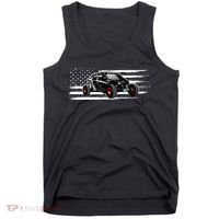 American Flag Utv Side By Side Sxs Off Road Tank Top thumb 0