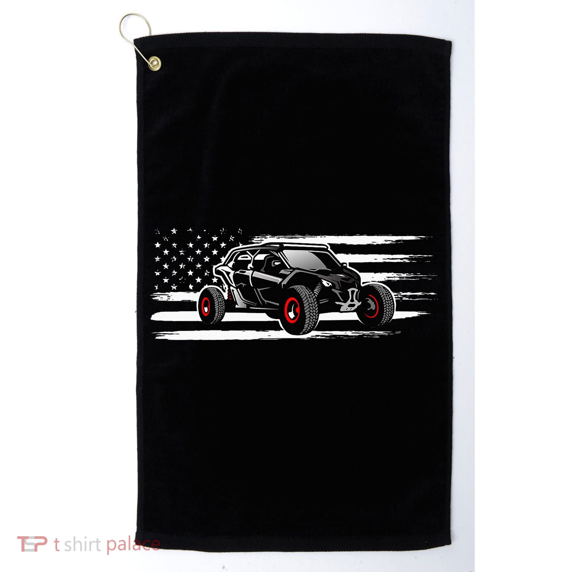 American Flag Utv Side By Side Sxs Off Road Golf Towel