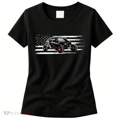 American Flag Utv Side By Side Sxs Off Road Women's T-Shirt
