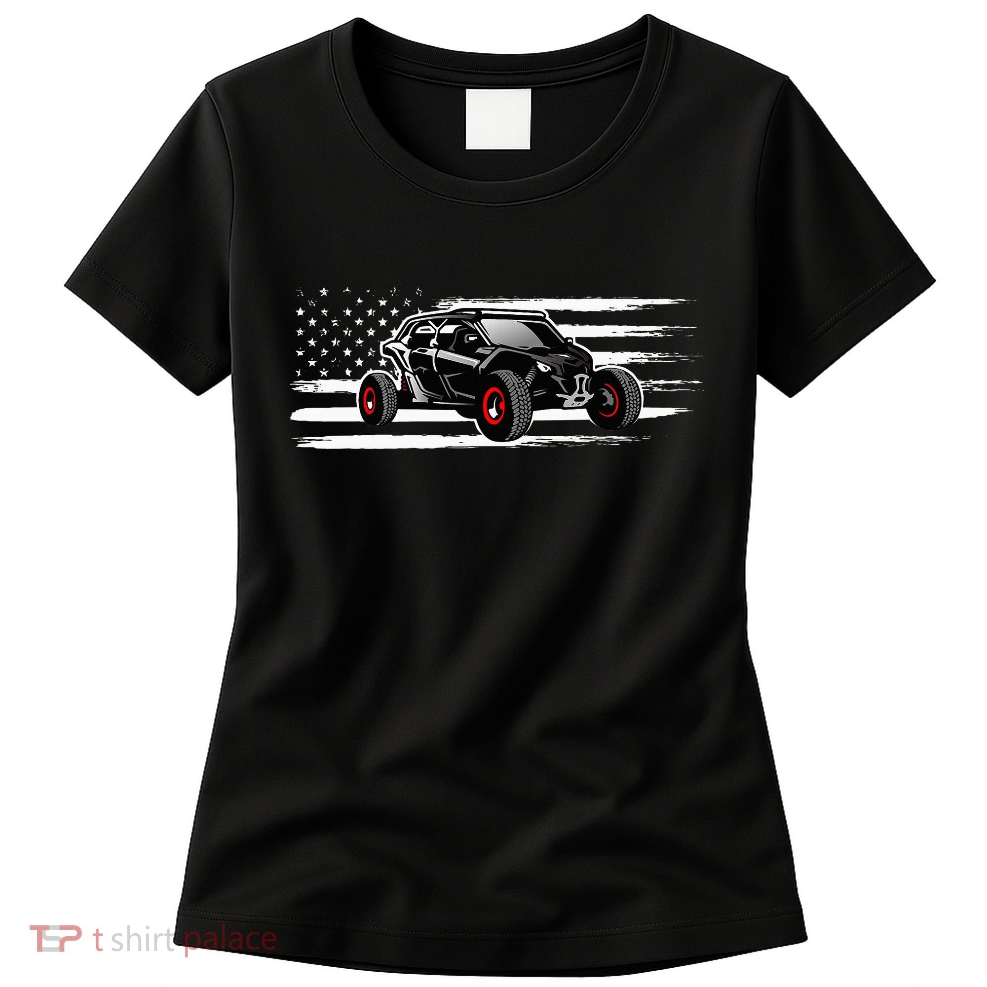 American Flag Utv Side By Side Sxs Off Road Women's T-Shirt