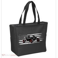 American Flag Utv Side By Side Sxs Off Road Tote Bag thumb 2