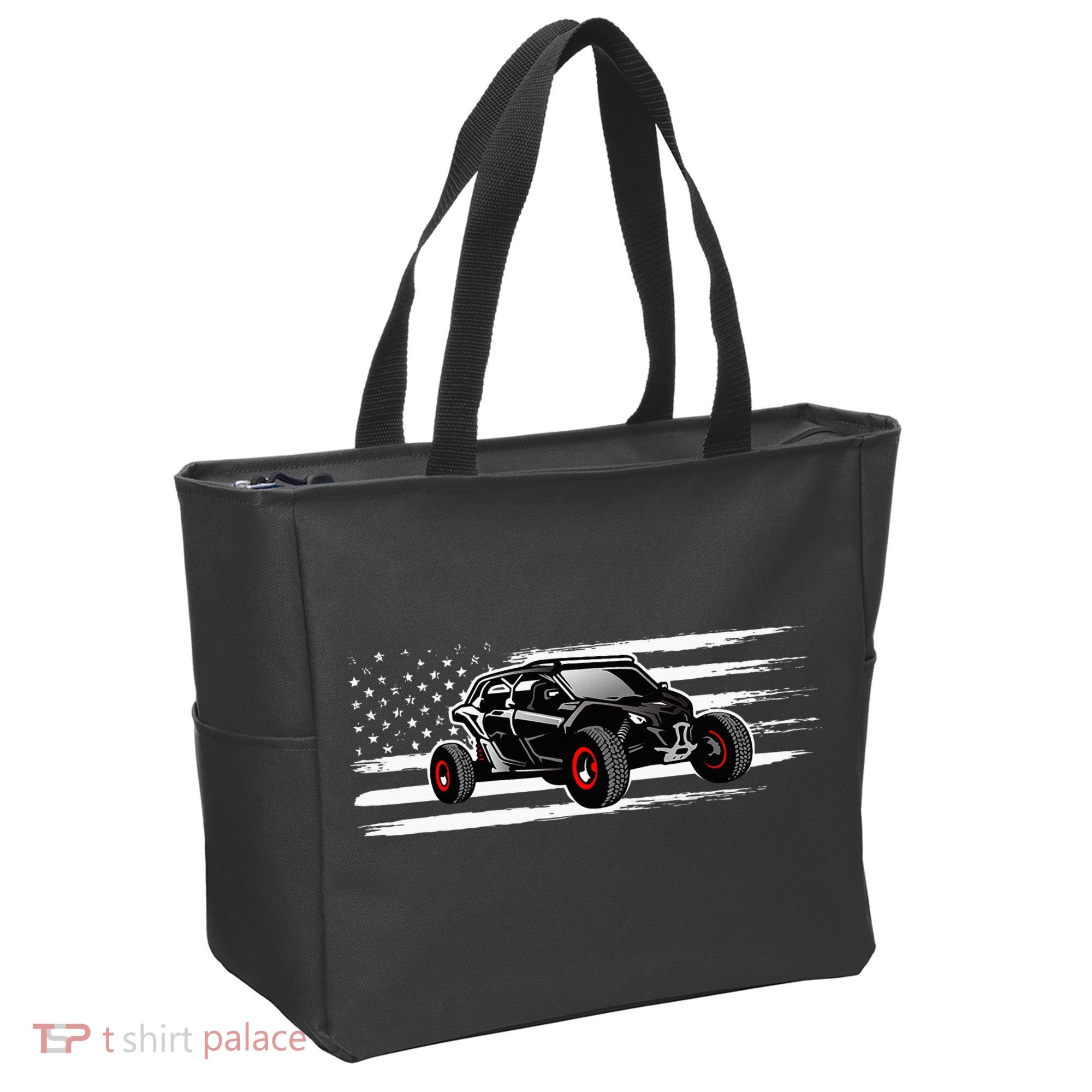 American Flag Utv Side By Side Sxs Off Road Tote Bag