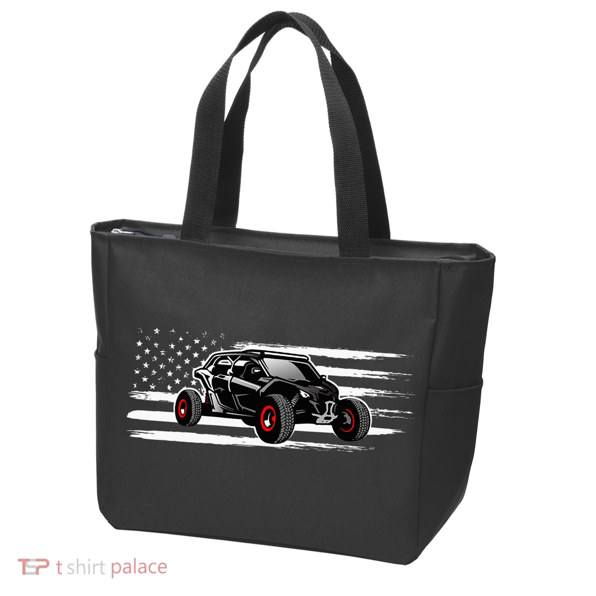 American Flag Utv Side By Side Sxs Off Road Tote Bag