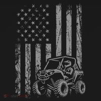 American Flag UTV Side By Side SXS Off Road Ornament thumb 1