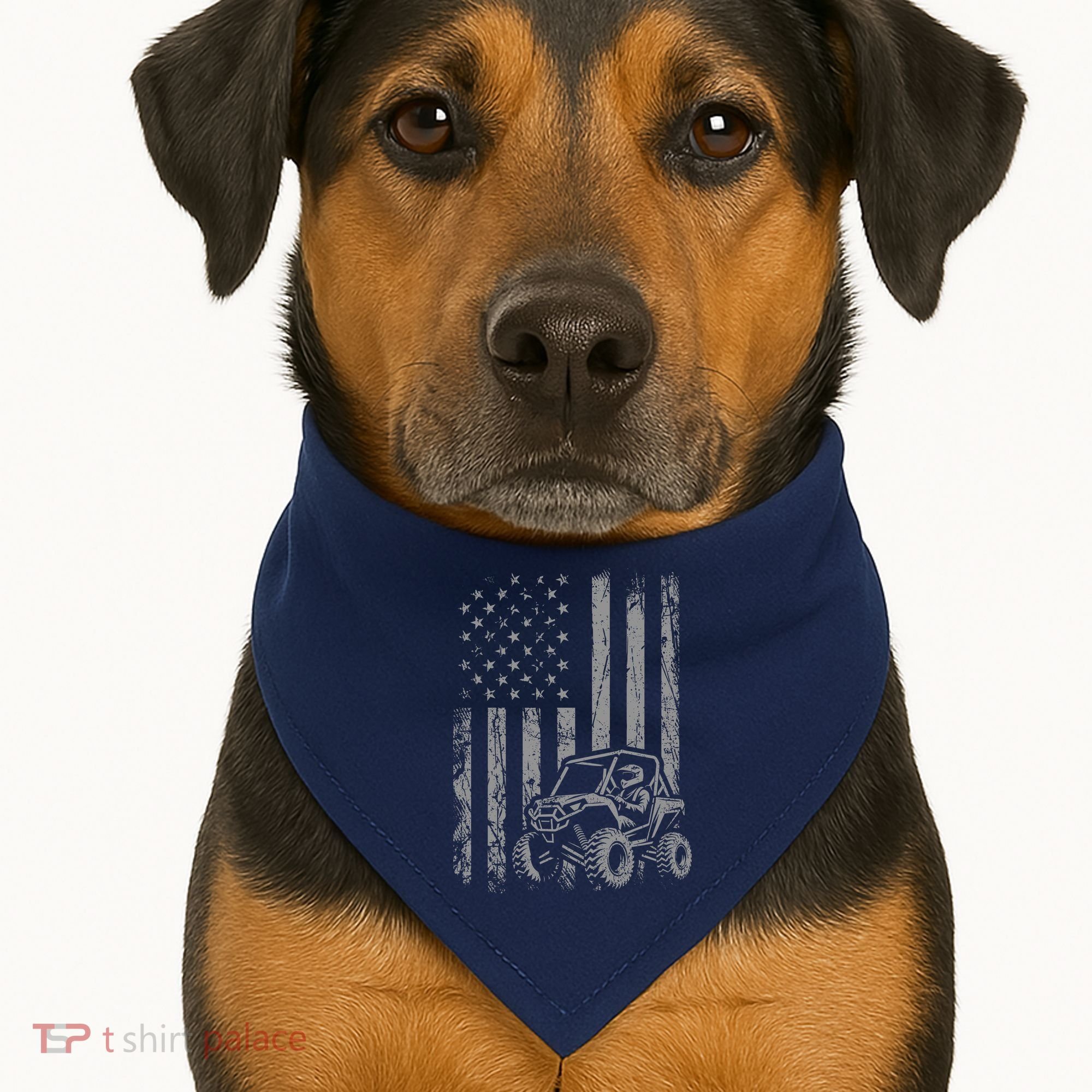 American Flag UTV Side By Side SXS Off Road USA-Made Doggie Bandana