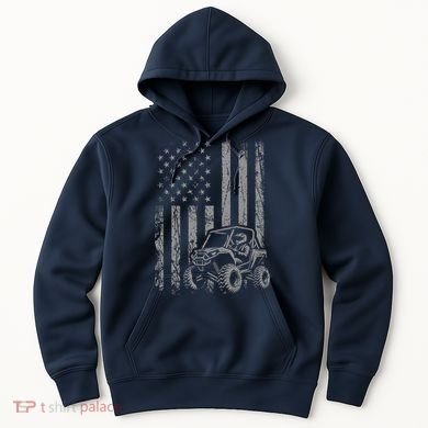 American Flag UTV Side By Side SXS Off Road Hoodie