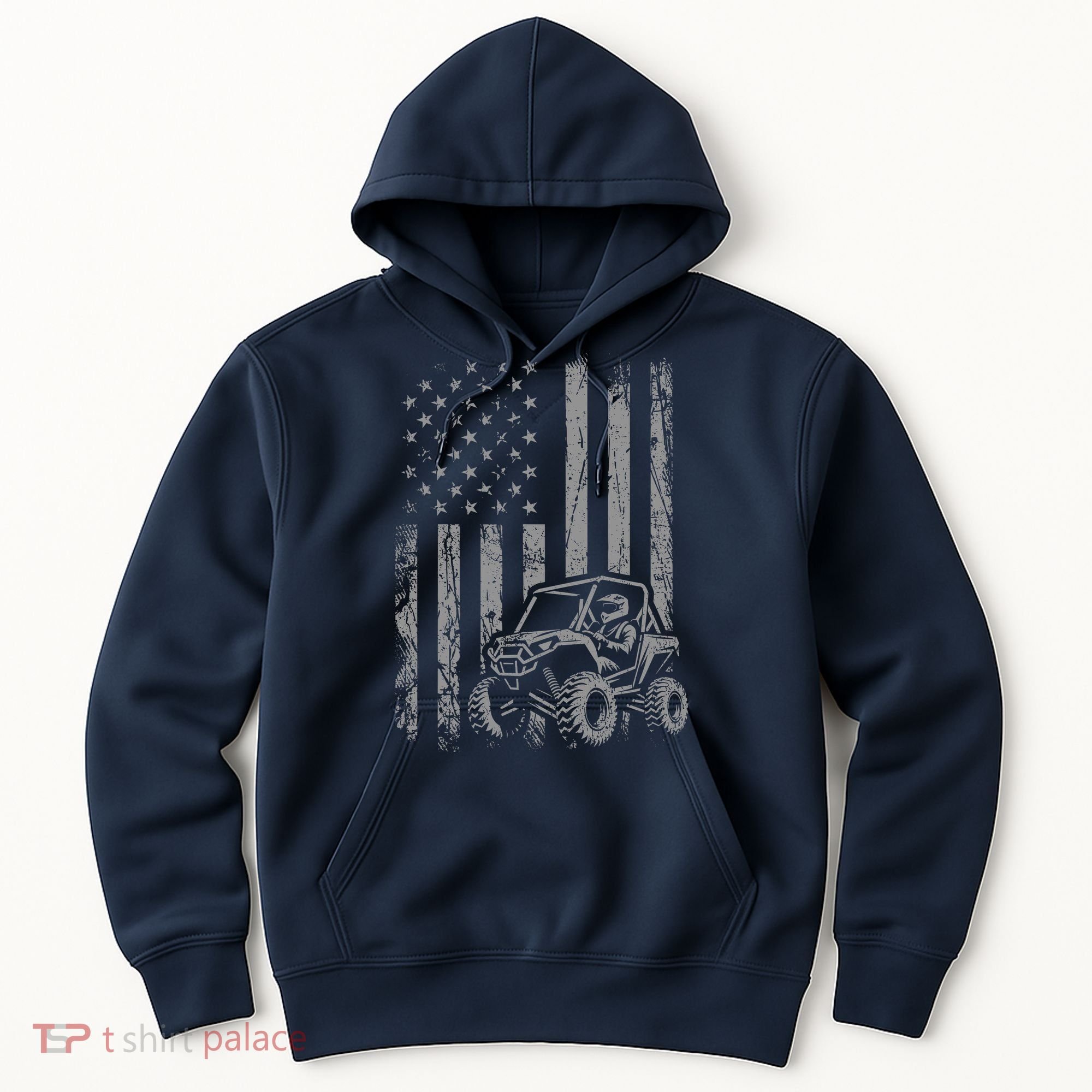 American Flag UTV Side By Side SXS Off Road Hoodie
