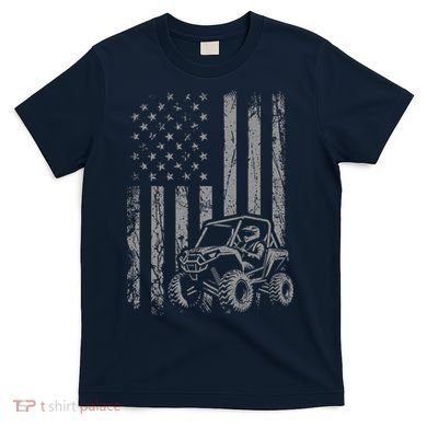 American Flag UTV Side By Side SXS Off Road T-Shirt