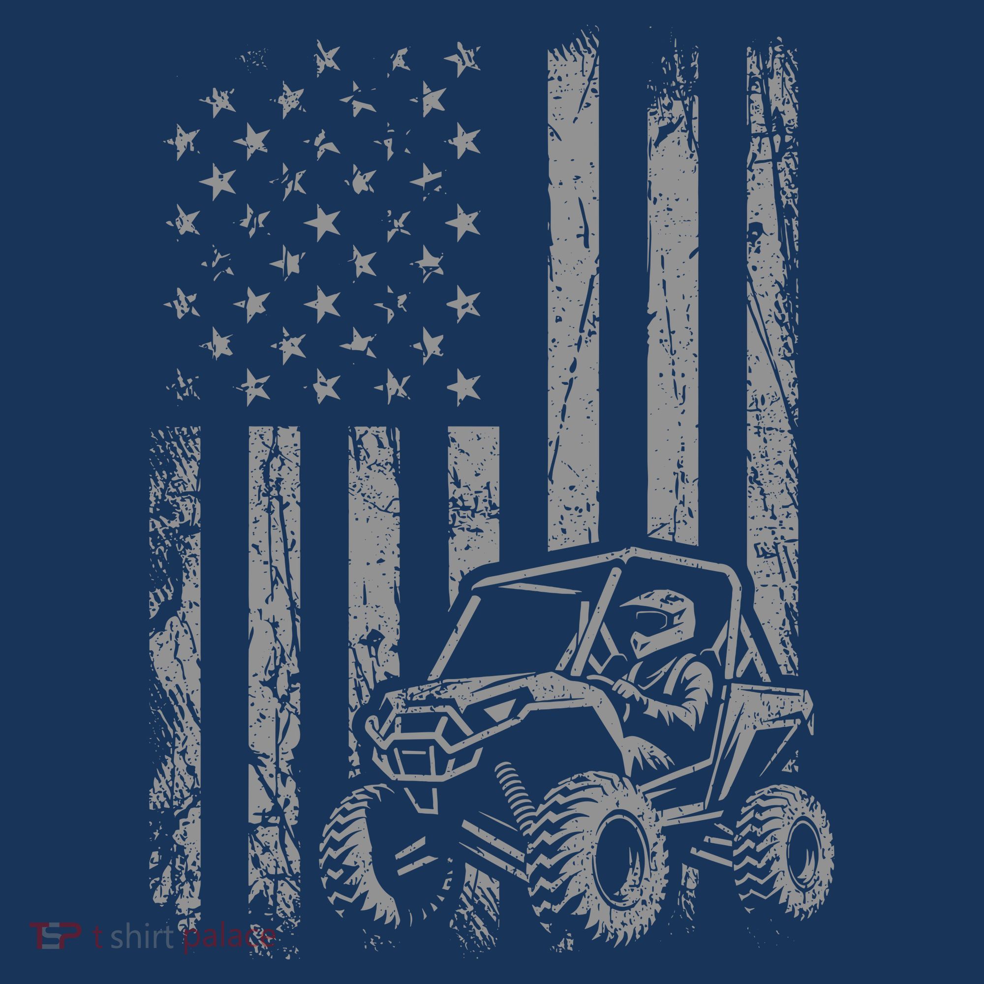 American Flag UTV Side By Side SXS Off Road Coaster