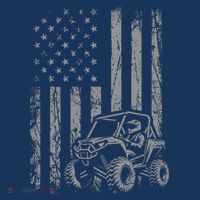 American Flag UTV Side By Side SXS Off Road Women's Hoodie thumb 2