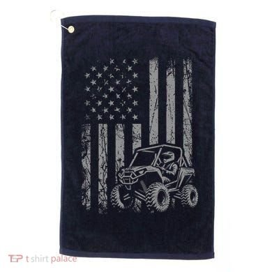 American Flag UTV Side By Side SXS Off Road Golf Towel