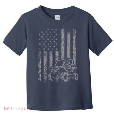 American Flag UTV Side By Side SXS Off Road Toddler T-Shirt