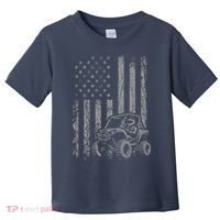 American Flag UTV Side By Side SXS Off Road Toddler T-Shirt thumb 0