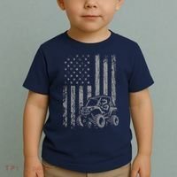 American Flag UTV Side By Side SXS Off Road Toddler T-Shirt thumb 2
