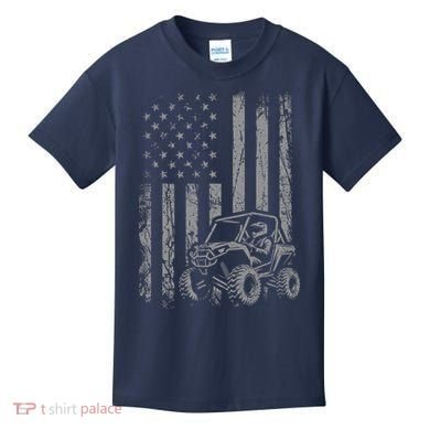 American Flag UTV Side By Side SXS Off Road Kids T-Shirt