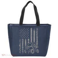 American Flag UTV Side By Side SXS Off Road Tote Bag thumb 0