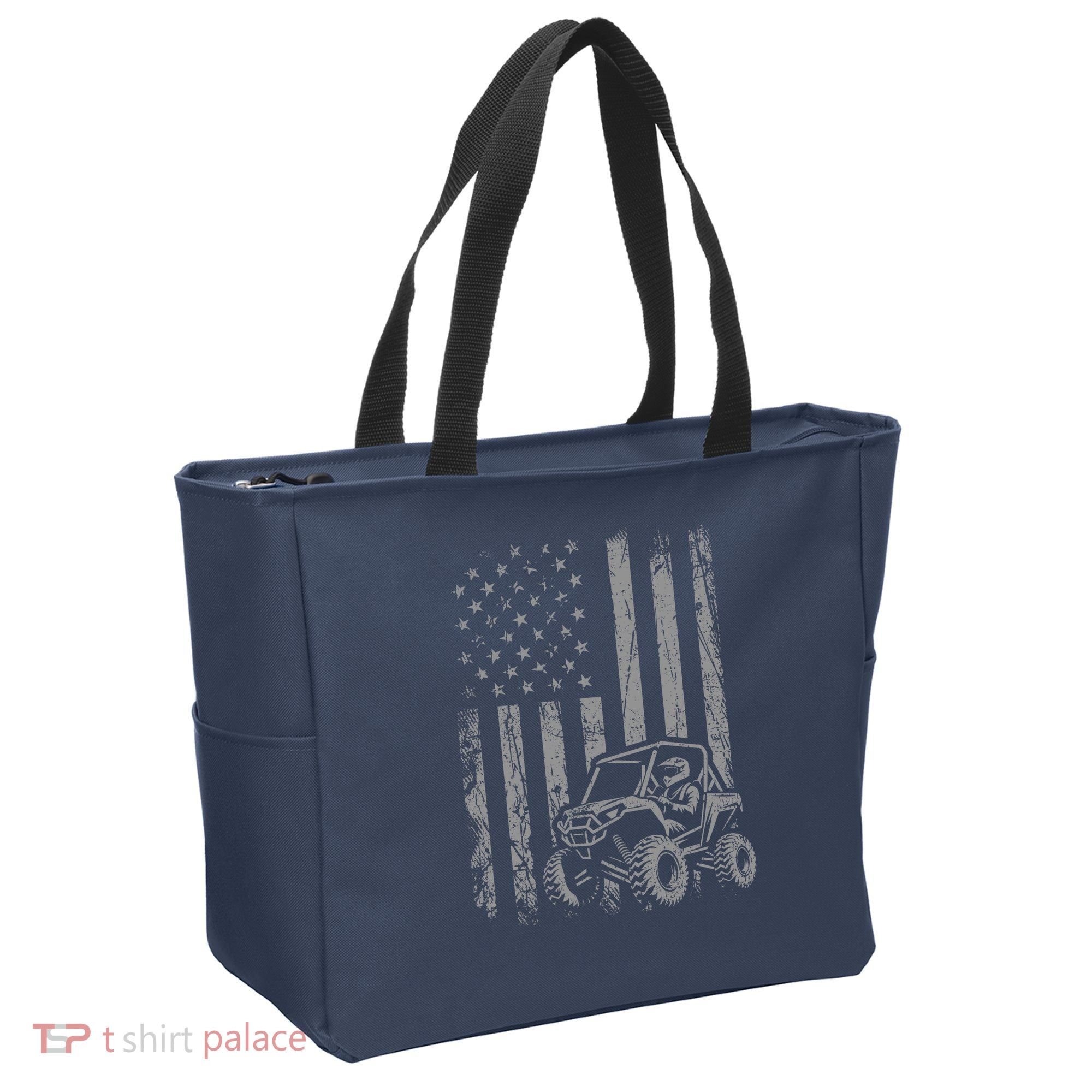 American Flag UTV Side By Side SXS Off Road Tote Bag