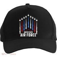 Air Force US Veterans 4th Of July American Flag Five-Panel Snapback Cap thumb 0