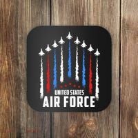 Air Force US Veterans 4th Of July American Flag Coaster thumb 0
