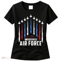 Air Force US Veterans 4th Of July American Flag Women's T-Shirt thumb 0