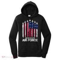 Air Force US Veterans 4th Of July American Flag Women's Hoodie thumb 0