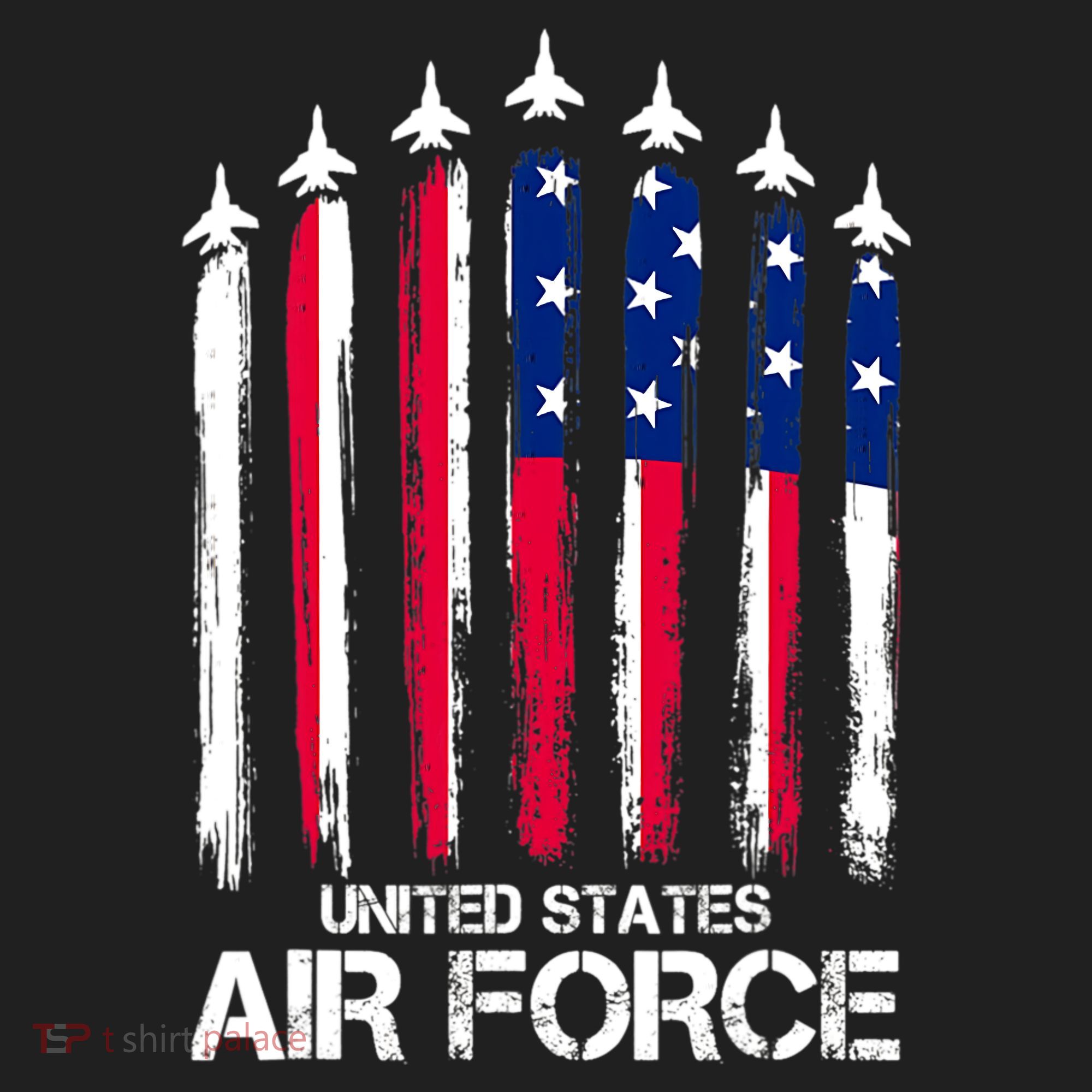Air Force US Veterans 4th Of July American Flag Hat