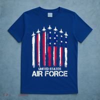 Air Force US Veterans 4th Of July American Flag T-Shirt thumb 5