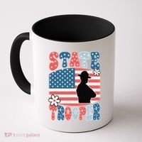 American Flag Usa Law Enforcement State Trooper Coffee Mug thumb 0