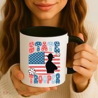 American Flag Usa Law Enforcement State Trooper Coffee Mug thumb 3