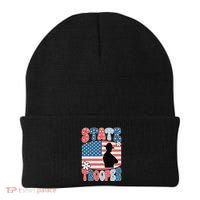 American Flag Usa Law Enforcement State Trooper Beanie thumb 0