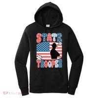 American Flag Usa Law Enforcement State Trooper Women's Hoodie thumb 0