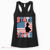 American Flag Usa Law Enforcement State Trooper Women's Tank Top thumb 0