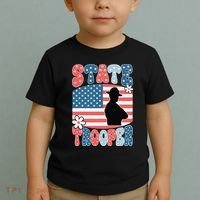 American Flag Usa Law Enforcement State Trooper Toddler T-Shirt thumb 2