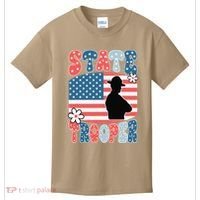 American Flag Usa Law Enforcement State Trooper Kids T-Shirt thumb 0