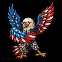 American Flag USA Dabbing Bald Eagle Patriotic 4th Of July Coffee Mug thumb 5