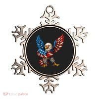 American Flag USA Dabbing Bald Eagle Patriotic 4th Of July Ornament thumb 0