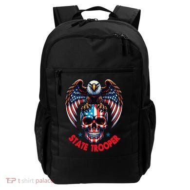 American Flag Usa Law Enforcement State Trooper Backpack